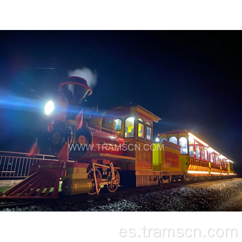 Tren de la pista de la oriciación de Seaside Express para el turismo.